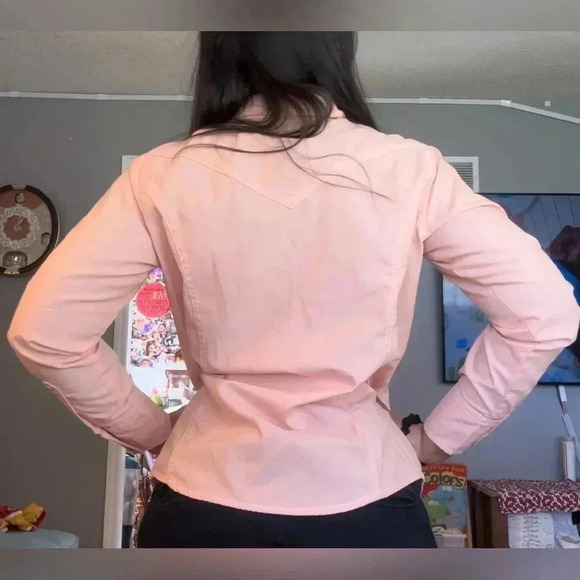 Schmidt Workwear Button down woman’s top - peach - Picture 7 of 10